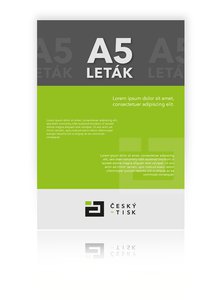 Leták vzor A5 148 x 210 mm